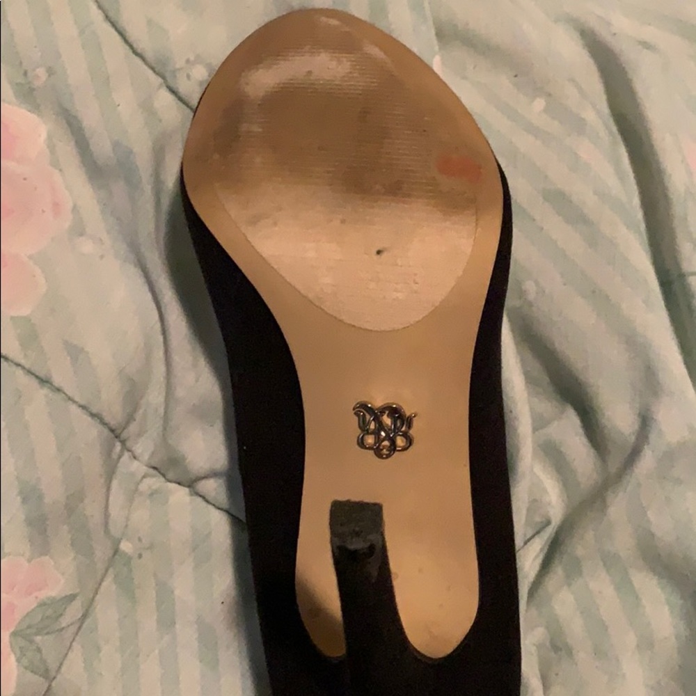 Rock and Republic Black Suede Heels - Picture 3 of 3